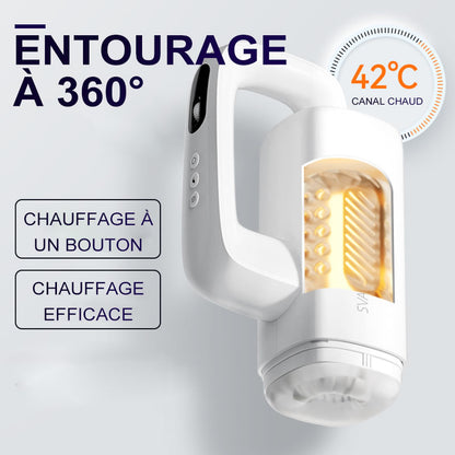 GAVIN 5 Télescopique 10 Vibration Chauffage masturbation masculine