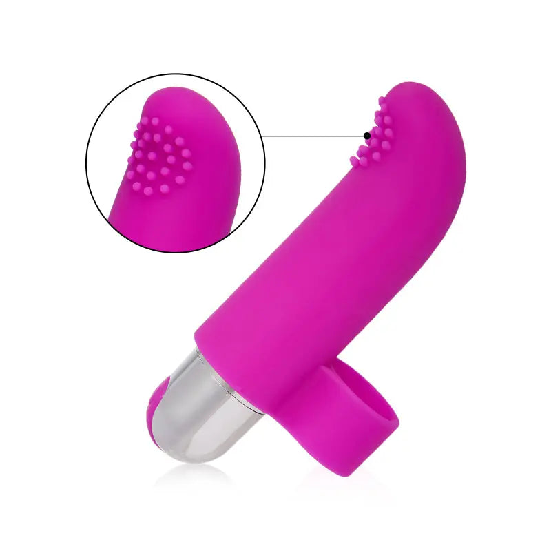 Vibration des doigts 10 vibrations vibromasseur violet Acmejoy