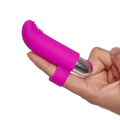 Vibration des doigts 10 vibrations vibromasseur violet Acmejoy